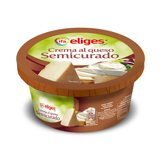Crema de queso semicurado Ifa eliges 125g