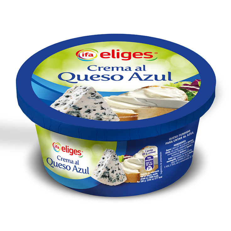 CREMA DE QUESO AZUL IFA ELIGES 125G