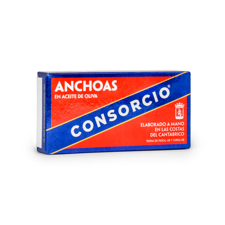 FILETE DE ANCHOA ACEITE OLIVA RR42 CONSORCIO 29G ESCURR