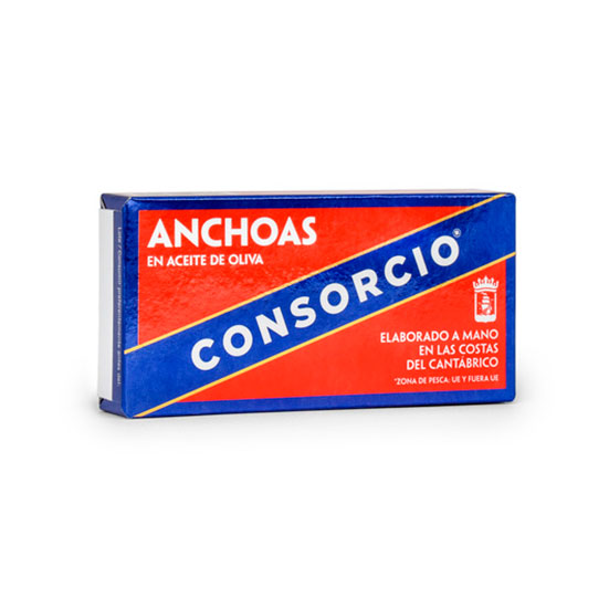 FILETE DE ANCHOA ACEITE OLIVA RR42 CONSORCIO 29G ESCURR