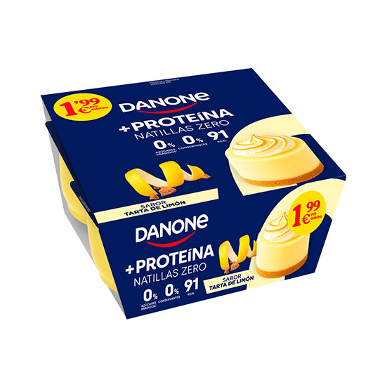 NATILLA LEMON PIE PROTEINA DANONE P4 120G/U