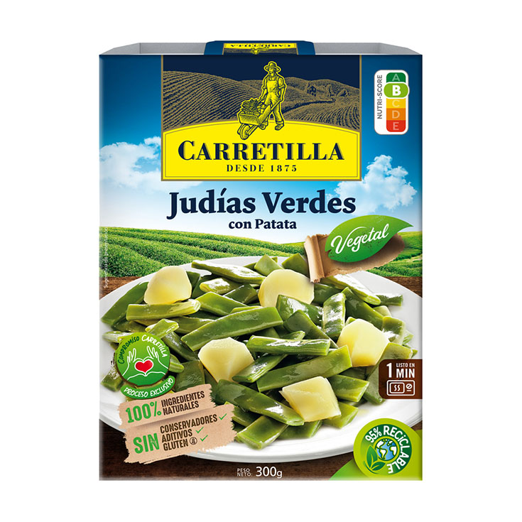 Judias verdes c/patatas Carretilla 300g