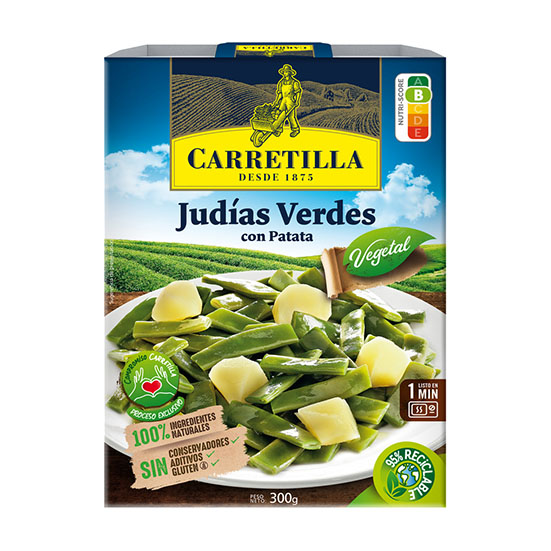 Judias verdes c/patatas Carretilla 300g