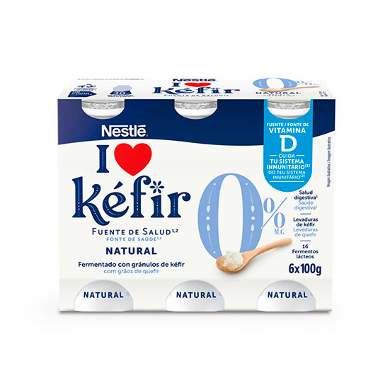 Kefir liquido 0% Nestle p6 100g/u