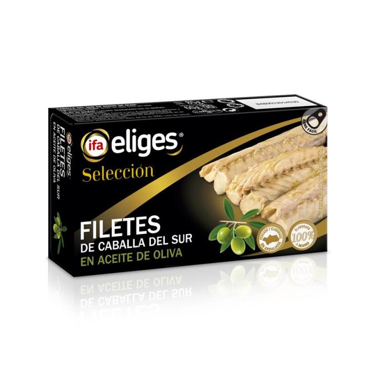 FILETE CABALLA ACEITE OLIVA RR-125 IFA ELIGES 60G ESCURR