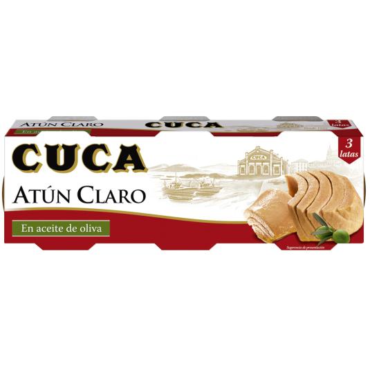 ATUN CLARO ACEITE OLIVA RO-70 CUCA  P3 65G/U ESCUR