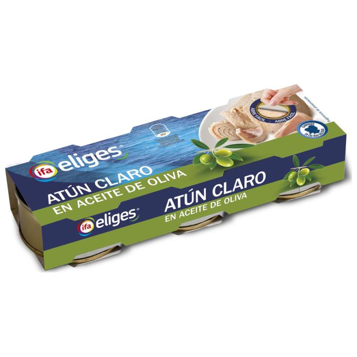 ATUN CLARO ACEITE OLIVA LATA IFA ELIGES P3 52G/U