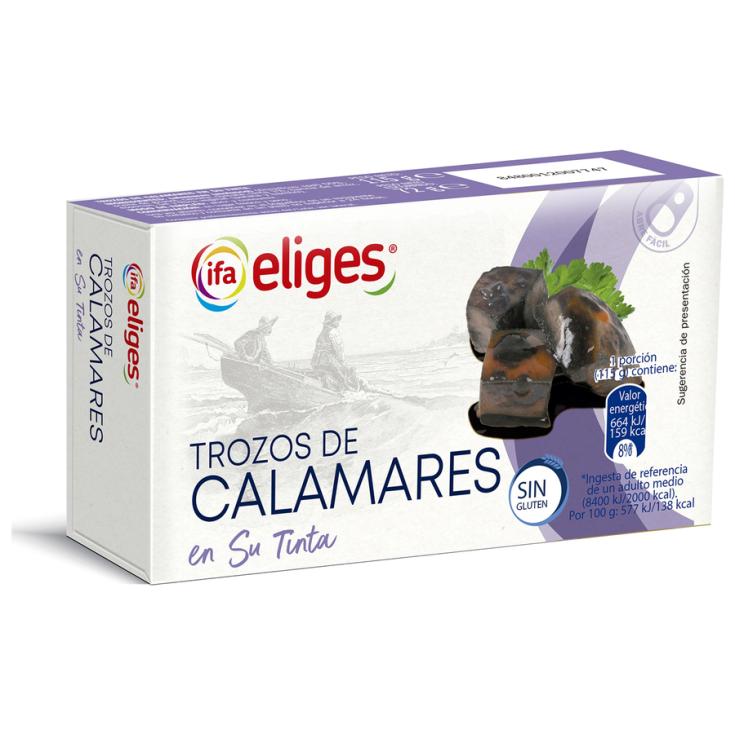 CALAMAR EN SU TINTA LATA IFA ELIGES 115G