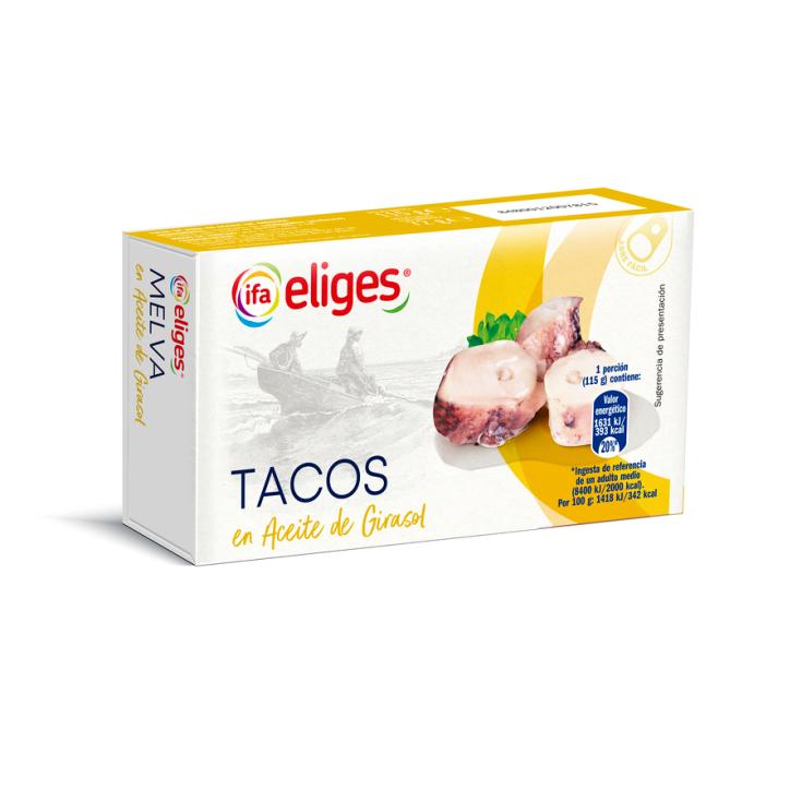 TACOS ACEITE GIRASOL LATA IFA ELIGES 72G ESCUR