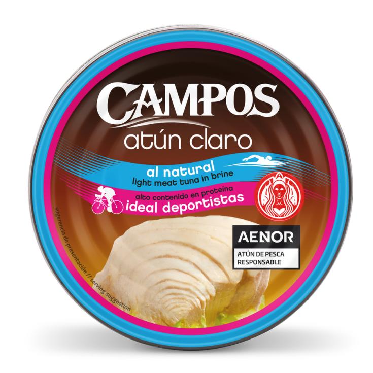 ATUN CLARO NATURAL LATA CAMPOS 112G ESCUR