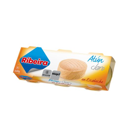 ATUN ESCABECHE RO-80 LATA RIBEIRA P3 52G/U ESCUR