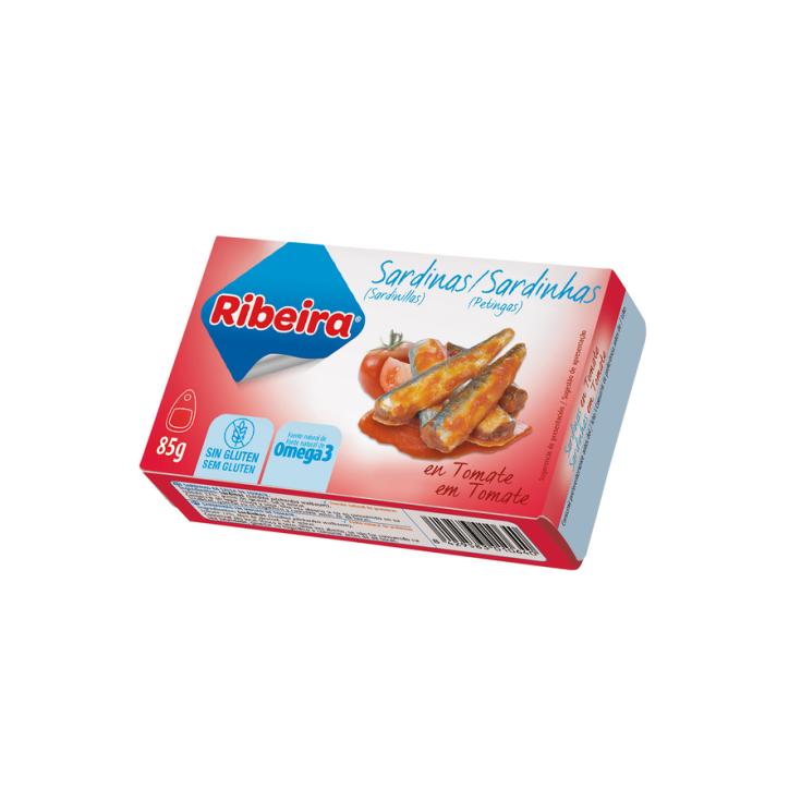 SARDINILLA TOMATE RR-90 LATA RIBEIRA 55G ESCURR