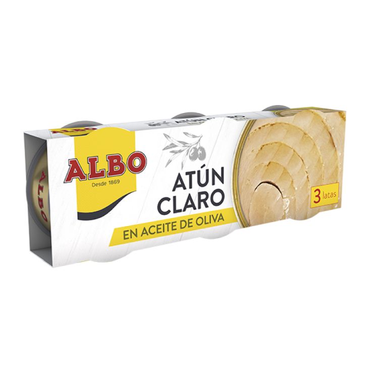 ATÚN CLARO ACEITE OLIVA RO-100 LATA ALBO P3 67G/U