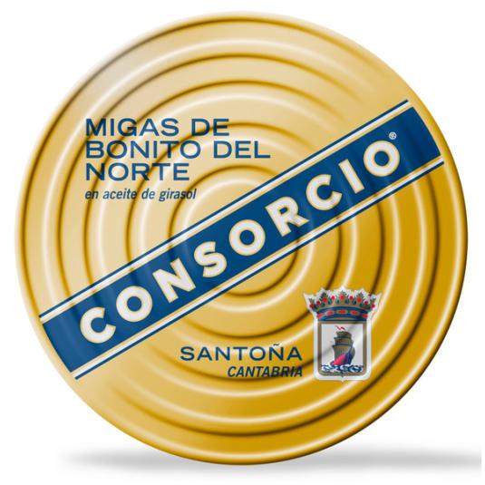 MIGAS BONITO ACEITE GIRASOL LATA CONSORCIO 650G ESCUR