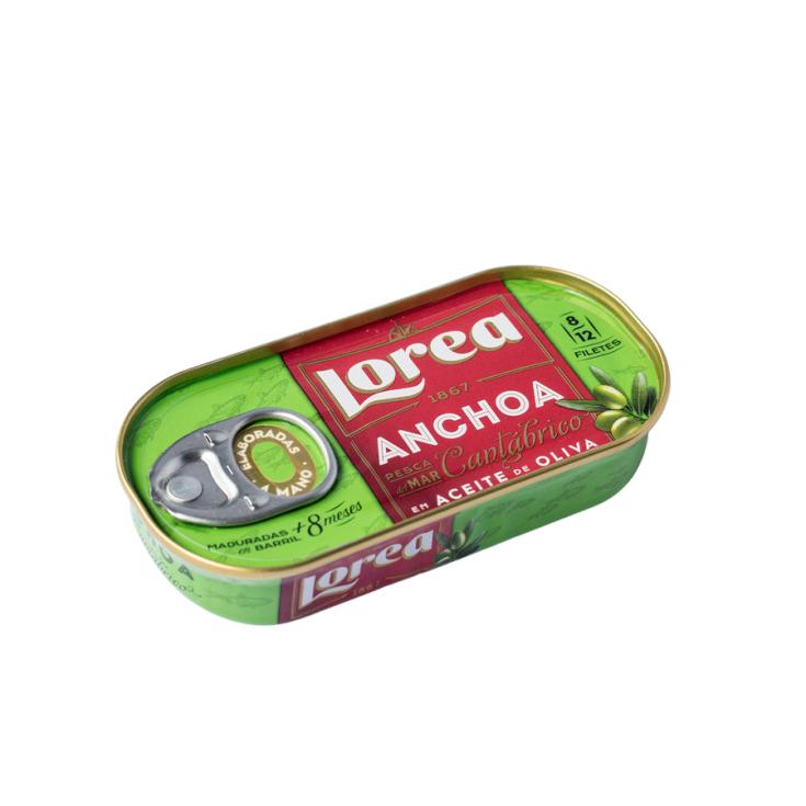 ANCHOA DEL CANTABRICO ACEITE OLIVA LATA LOREA GOURMET 30G ESCUR