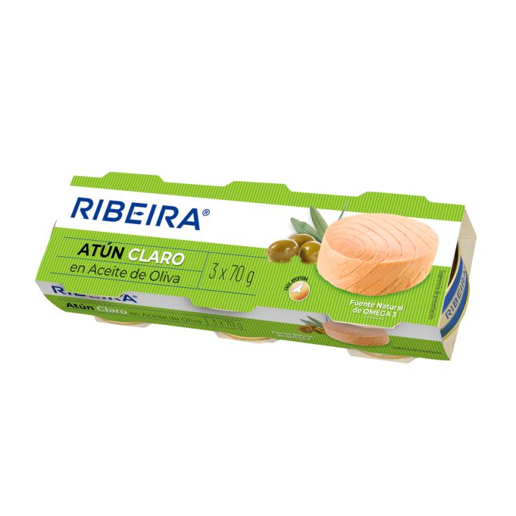 ATUN CLARO ACEITE DE OLIVA RIBEIRA P3 52G ESCURR