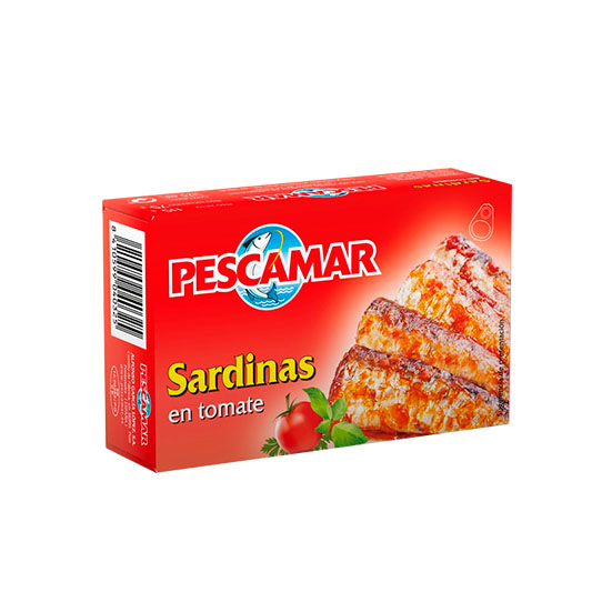 SARDINAS EN TOMATE PESCAMAR 75G ESCURR