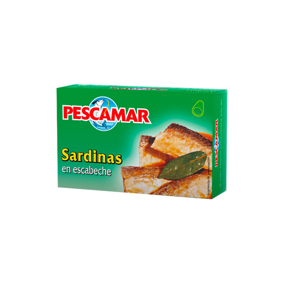 SARDINAS ESCABECHE PESCAMAR 81G ESCURR