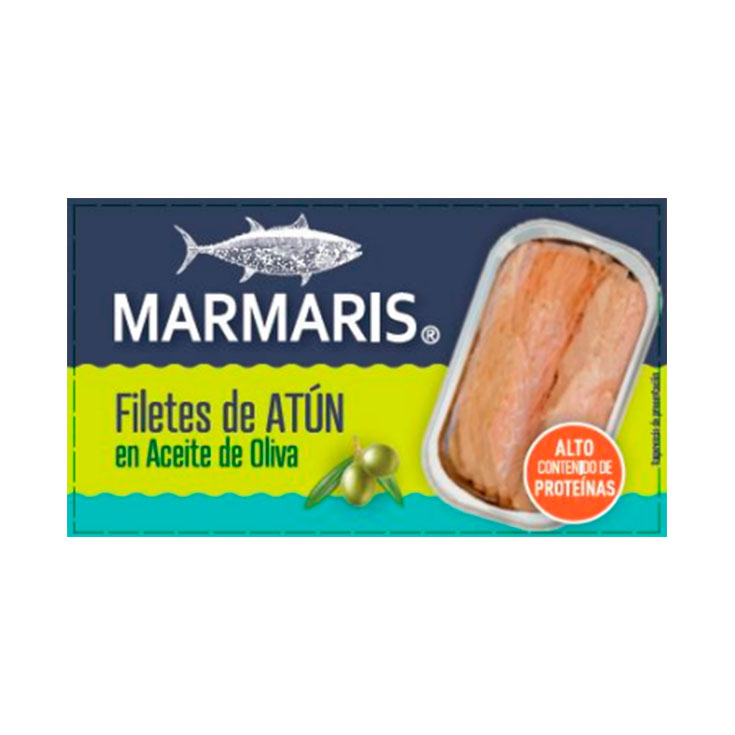 Filete de atun aceite oliva Marmaris rr125 85g escurr