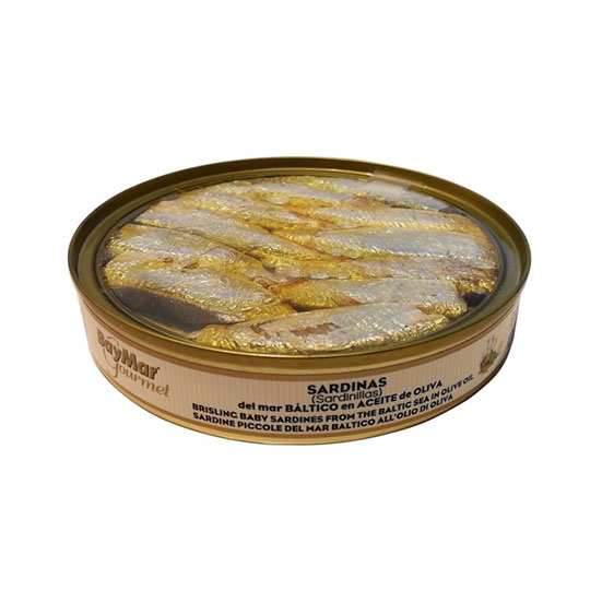 Sardinilla ac oliva gourmet Baymar 84g escurr