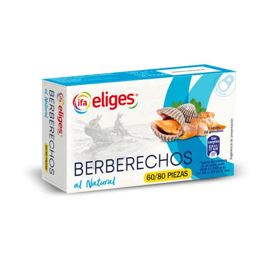 BERBERECHO NATURAL 60/80 LATA IFA ELIGES 58G ESCUR