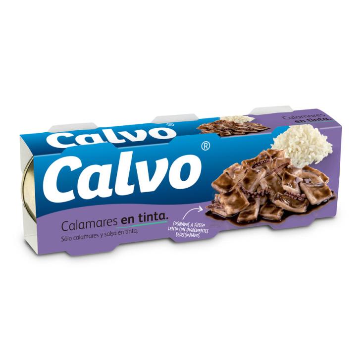 CALAMAR EN SU TINTA LATA CALVO P3 48G/U