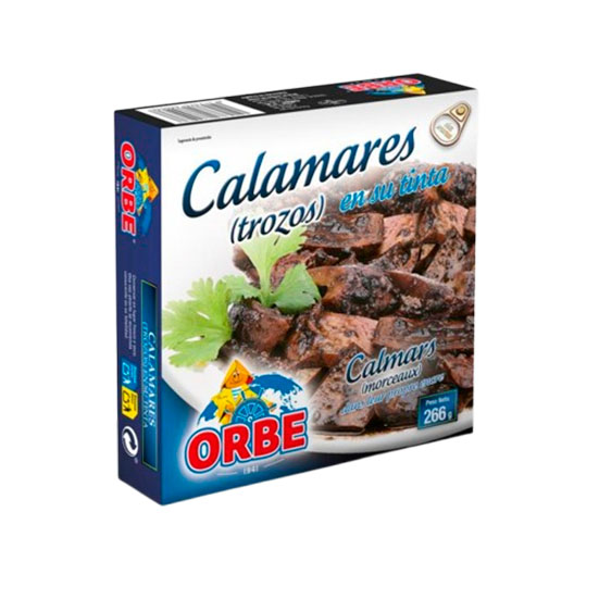 CALAMAR EN SU TINTA LATA ORBE  266G