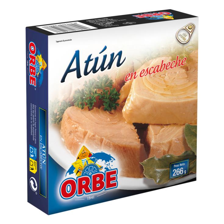 ATUN ESCABECHE LATA ORBE 173G ESCUR