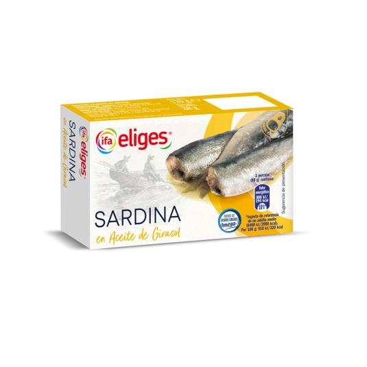 SARDINA ACEITE VEGETAL RR-125 IFA ELIGES 88G ESCUR