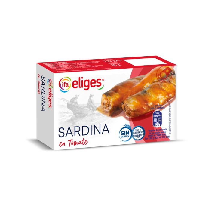 SARDINA TOMATE RR-125 LATA IFA ELIGES 88G ESCUR