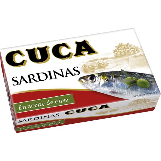 SARDINA ACEITE OLIVA 3/4 LATA CUCA 85G ESCUR