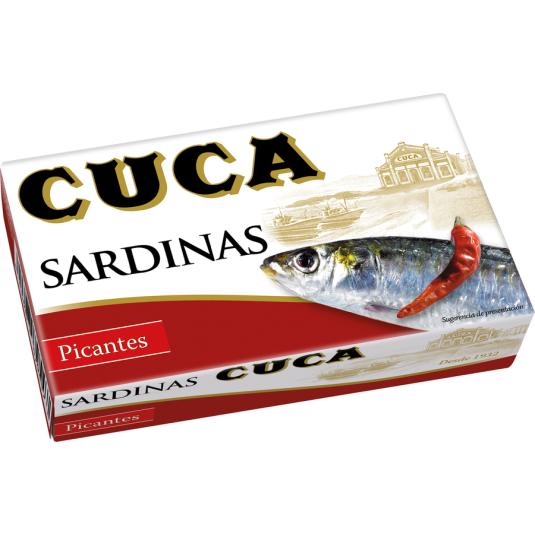 SARDINA PICANTE 3/4 LATA CUCA  85G ESCUR