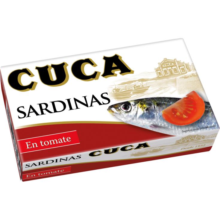 SARDINA TOMATE 3/4 LATA CUCA 80G ESCUR