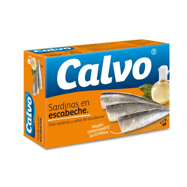 SARDINA ESCABECHE  R-125 LATA CALVO 84G ESCUR