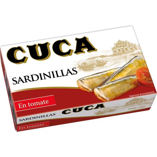 SARDINILLA TOMATE RR-90 LATA CUCA  80G ESCU