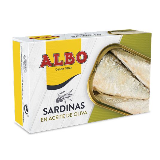 SARDINA ACEITE OLIVA LATA ALBO 85G ESCUR