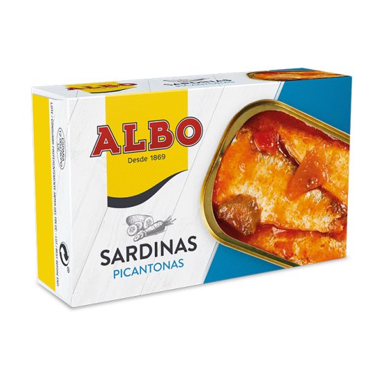 SARDINA PICANTONAS LATA ALBO 85G ESCUR