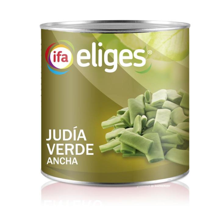 JUDÍA VERDE CORTADA FINA LATA IFA ELIGES 420G ESCURR