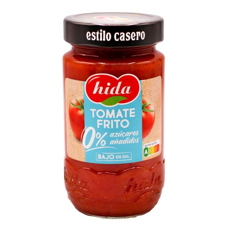 TOMATE FRITO 0% AZUCARES AÑADIDOS CRISTAL HIDA 350G