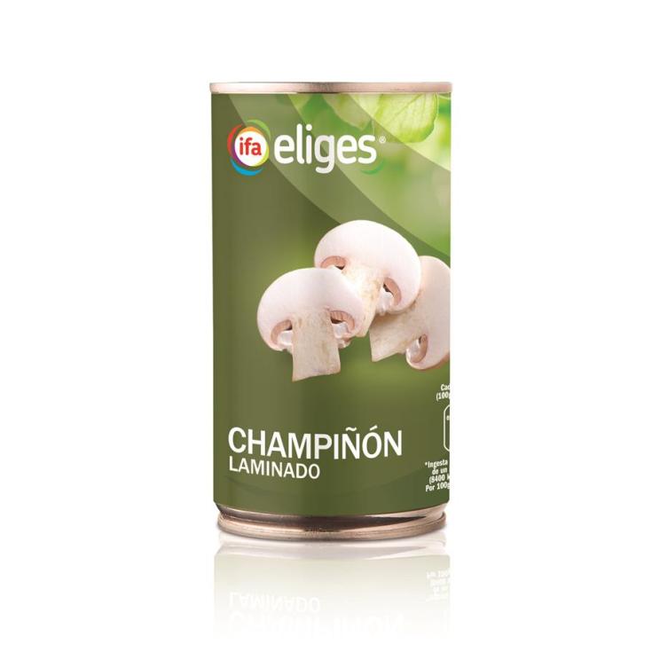 CHAMPIÑÓN LAMINADO LATA RO370 IFA ELIGES 185G ESCURR