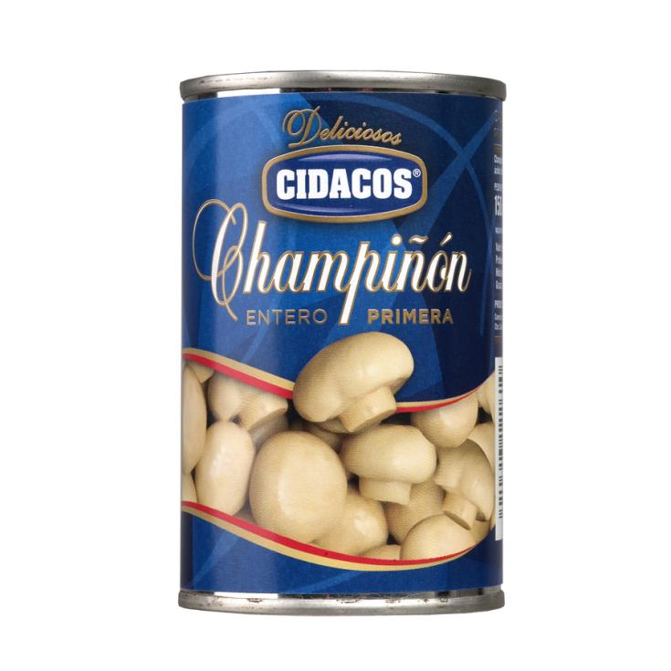 CHAMPIÑÓN ENTERO LATA CIDACOS 85G ESCUR