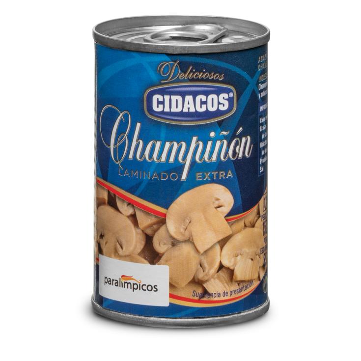 CHAMPIÑÓN LAMINADO LATA CIDACOS 85G ESCUR