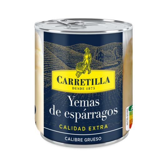 YEMA ESPÁRRAGO EXTRA GRUESO LATA CARRETILLA 135G ESCURR