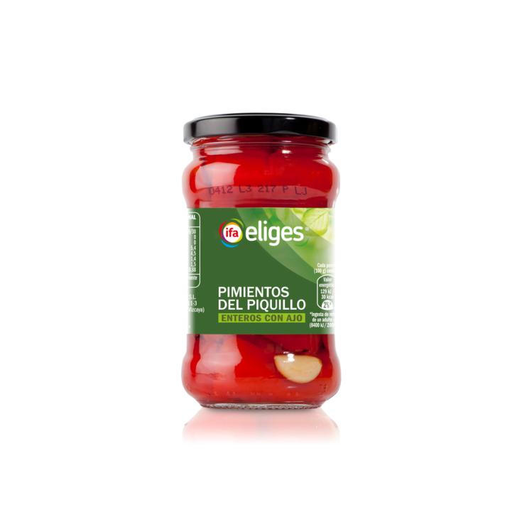 PIMIENTO PIQUILLO ENTERO AJILLO CRISTAL IFA ELIGES 220G