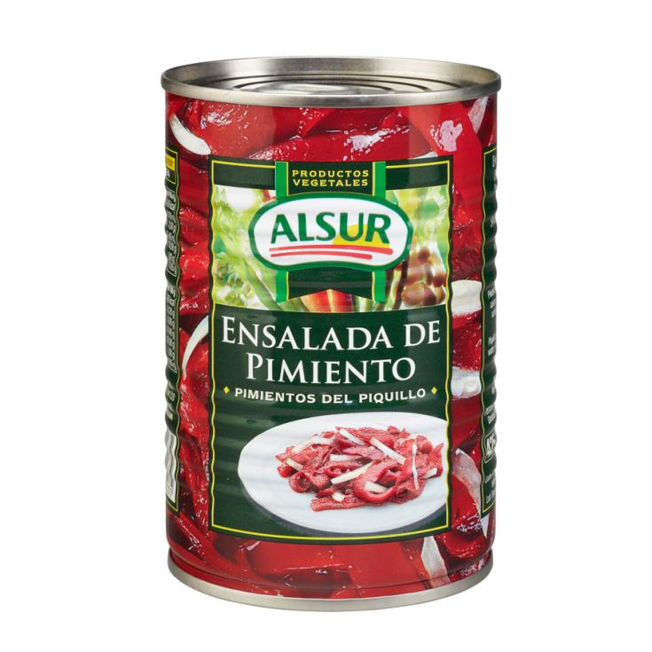 ENSALADA PIMIENTO PIQUILLO LATA ALSUR 410G