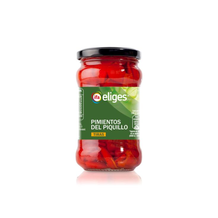 PIMIENTO PIQUILLO TIRAS CRISTAL IFA ELIGES 220G ESCURR