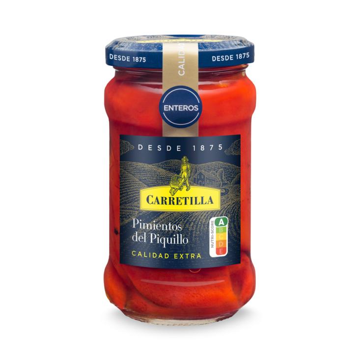 PIMIENTO PIQUILLO ENTERO CRISTAL CARRETILLA 225G ESCURR