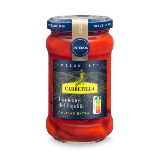 PIMIENTO PIQUILLO ENTERO CRISTAL CARRETILLA 225G ESCURR