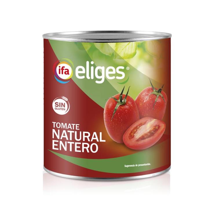 TOMATE NATURAL ENTERO LATA IFA ELIGES 480G ESCURR