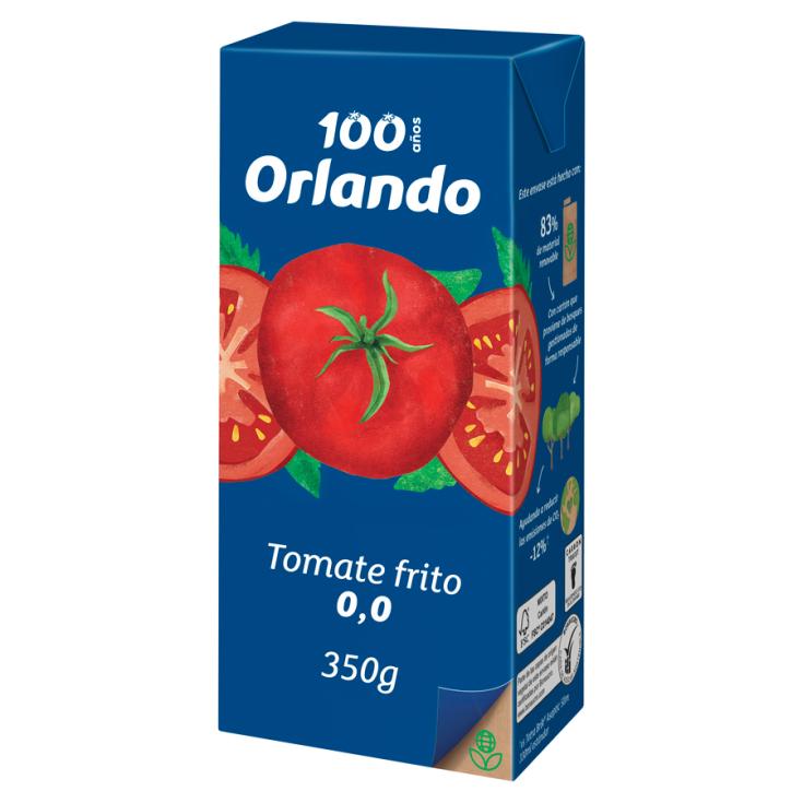 Tomate frito Carrefour pack de 3 briks de 390 g.